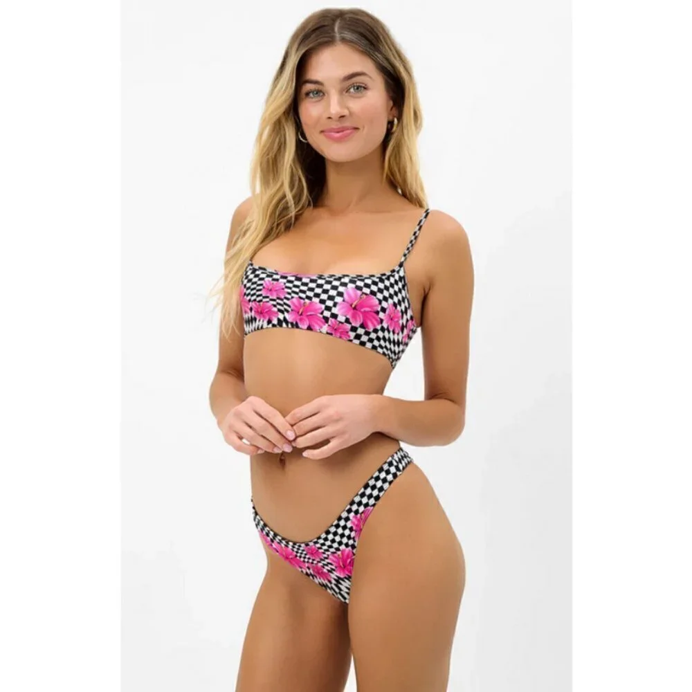 💕FRANKIES BIKINIS💕 Boots Iridescent Skimpy Bikini Bottom ~ Gilded Angel XL NWT